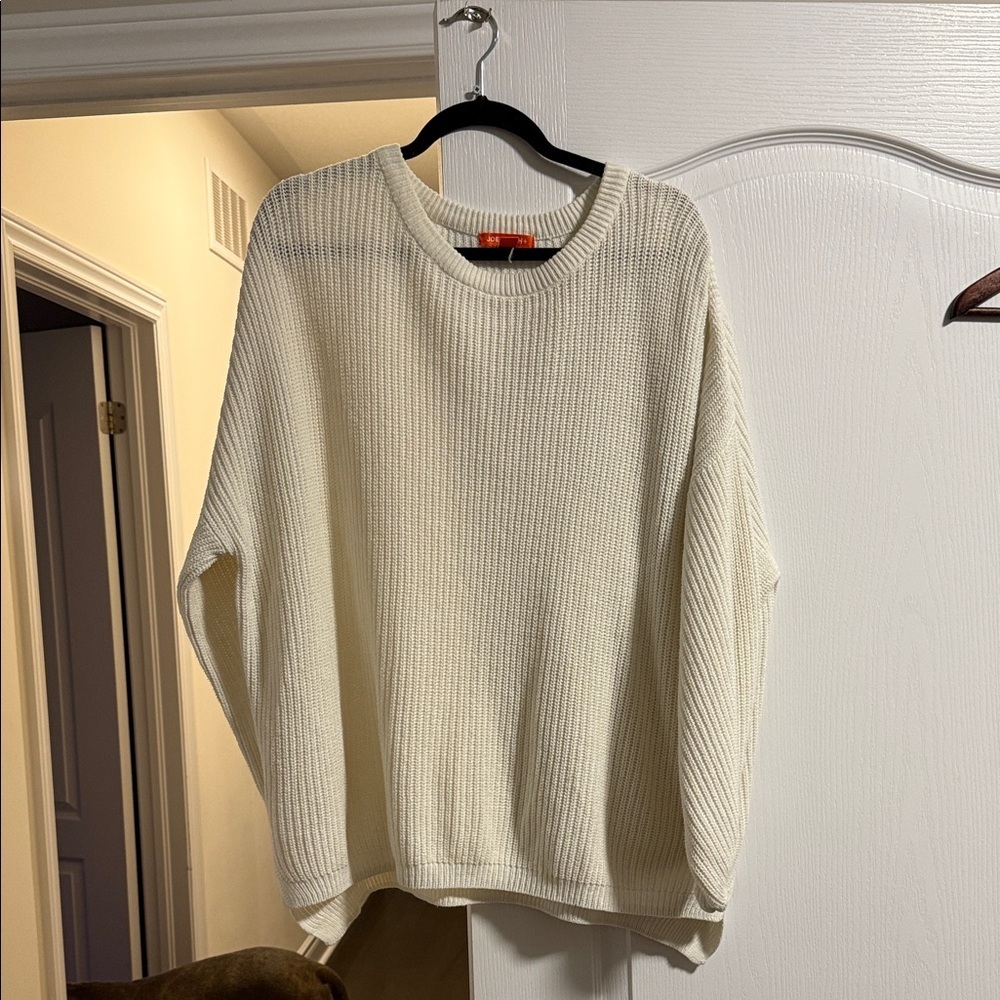 Joe Fresh Oversized Cream Sweater